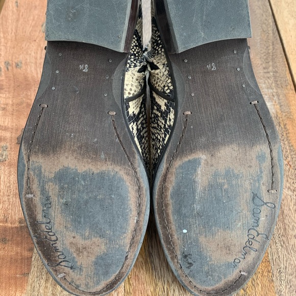 Sam Edelman Petty Ankle Bootie Snake Python 8.5 - Picture 5 of 7